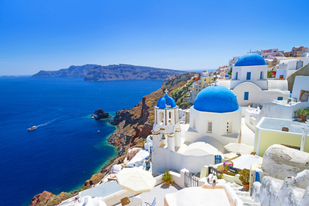 Exploring the Streets of Santorini