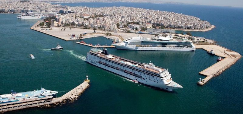 Overview of Athens Airport and Port Piraeus