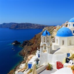 Why now is the time to visit Santorini shoulder-baring season